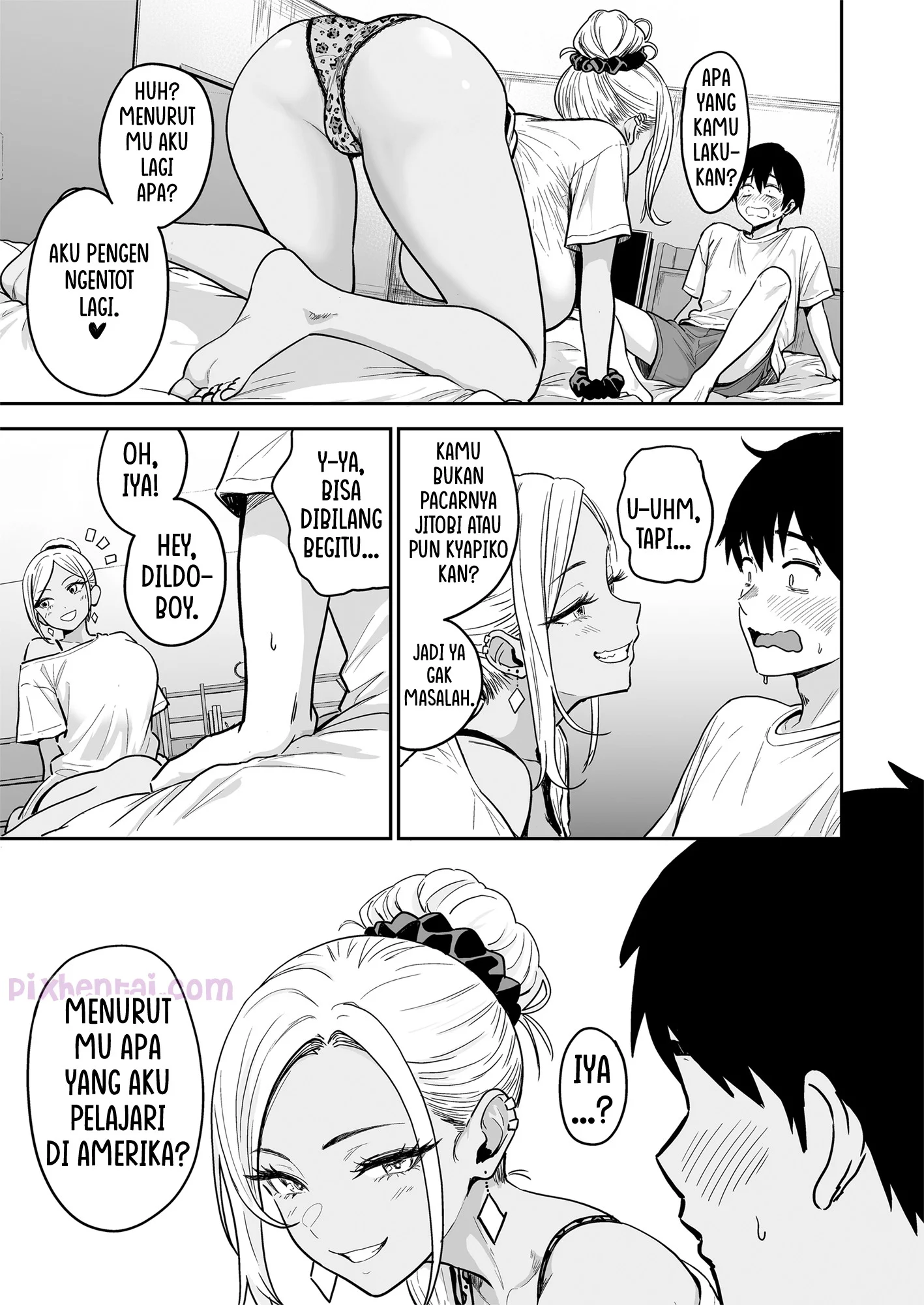 Komik hentai xxx manga sex bokep Having Tons of Bareback Sex with Gyarus part 3 page 28